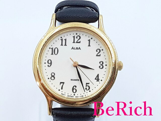 BeRich ŷԾŹ㤨֥ SEIKO  ALBA ǥ ӻ V501-6K00 ܥ꡼ ʸ SS 쥶  ֥å ʥ QZ å š̵ۡ ht4294פβǤʤ3ߤˤʤޤ