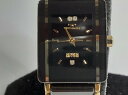 テクノス TECHNOS レディース 腕時計 T9796 黒 ブラック ゴールド SS ブレス アナログ クォーツ ウォッチ QZ 【中古】【送料無料】 ht5429