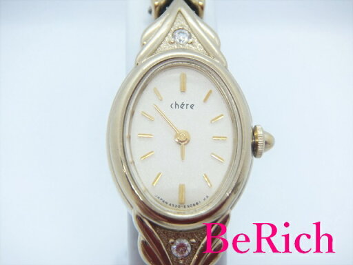 シチズン CITIZEN レディース 腕時計 4520-E50641 アイボリー 文字盤 SS ゴールド アナログ クォーツ QZ 【中古】【送料無料】 ht4159 シチズン CITIZEN レディース 腕時計 4520-E50641 アイボリー 文字盤 SS ゴールド アナログ クォーツ QZ 【中古】【送料無料】 ht4159
