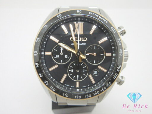 美品 セイコー SEIKO ブライツ メカニカル クロノグラフ デイト メンズ 腕時計 SDGZ006 8R28-00R0 黒 ブラック シルバー SS ブレス アナログ 自動巻き オートマ AT ウォッチ Brightz 【中古】【送料無料】 ht6605 美品 セイコー SEIKO ブライツ メカニカル クロノグラフ デイト メンズ 腕時計 SDGZ006 8R28-00R0 黒 ブラック シルバー SS ブレス アナログ 自動巻き オートマ AT ウォッチ Brightz 【中古】【送料無料】 ht6605