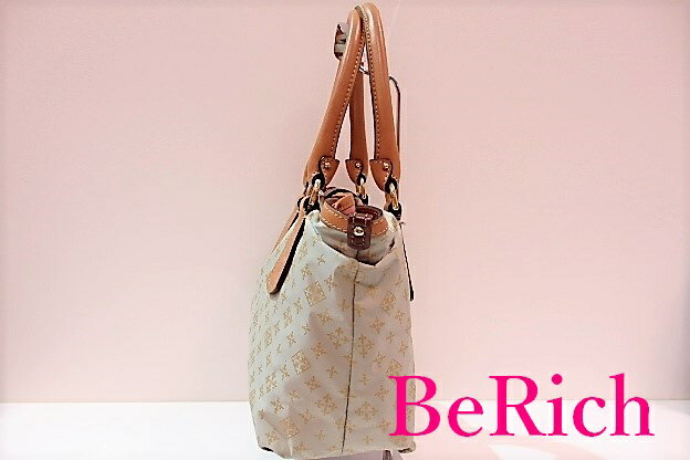 ラシット ハンドバッグ モスグリーン ナイロン 合皮 トートバッグ russet 【中古】【送料無料】 h1817