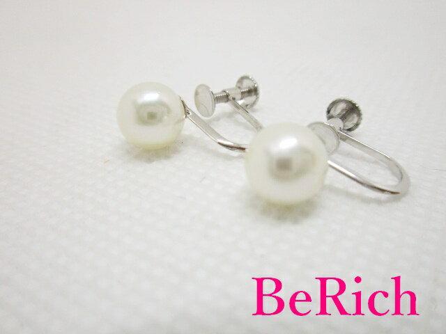 【させて】 鑑別書付 真珠 パール 6.95 - 6.96 mm 珠 ネックレス イヤリング セット K14 WG 14金 585 SILVER シルバー SV 宝石 ジュエリー アクセサリー パーティ フォーマル dgs2407:BeRich 支店 パソコン