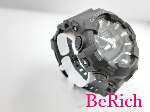 カシオ CASIO G-SHOCK GA-700 メンズ 腕時計 黒 ブラック 文字盤 ウレタン 樹脂 アナログ デジタル アナデジ クォーツ QZ ウォッチ Gショック 【中古】【送料無料】 ht4906