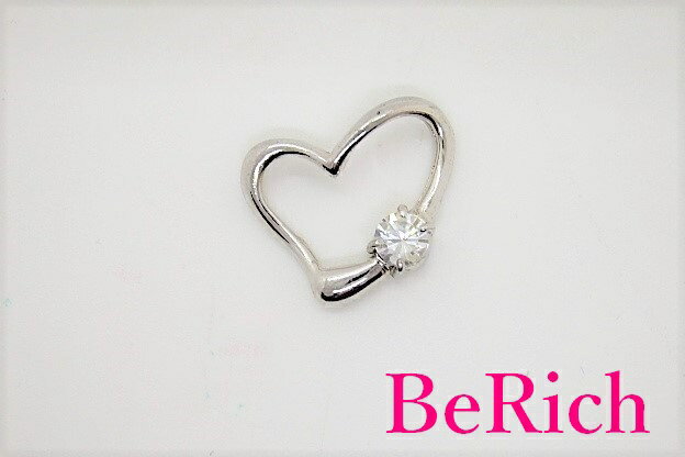 樂天商城 - シルバー ジルコニア 付 ハート モチーフ ネックレス トップ ヘッド SILVER CZ アクセサリー 【中古】【送料無料】 dgs1105