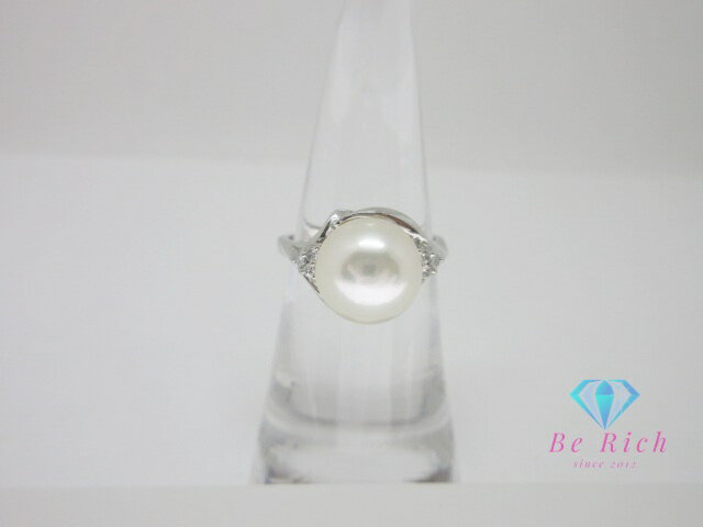 【中古】Pt900プラチナ真珠パー...