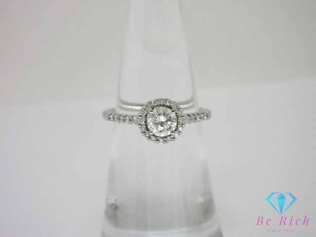 樂天商城 - Pt900 プラチナ ダイヤモンド 0.353ct 0.11ct 付 デザイン リング 指輪 9号 メレ 宝石 ジュエリー アクセサリー 【中古】【送料無料】th14599