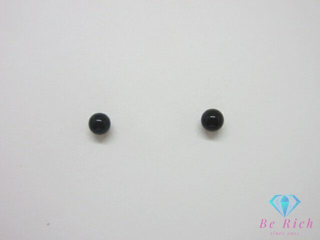 樂天商城 - K18 YG カラーストーン 4mm 珠 付 デザイン スタッド ピアス 18金 750 宝石 ジュエリー アクセサリー【中古】【送料無料】th14624