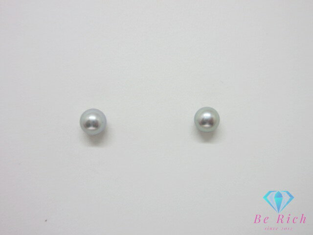 樂天商城 - K18 YG 真珠 パール 4mm 珠 付 デザイン スタッド ピアス 18金 750 宝石 ジュエリー アクセサリー【中古】【送料無料】th14625