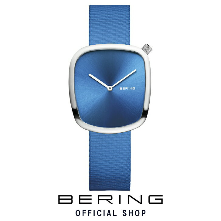 【公式】 BERING ベーリング 腕時計 Ladies KiBiSi Ocean Pebble Watch 34mm 18034-308 リサイクルナイロン ぺブル