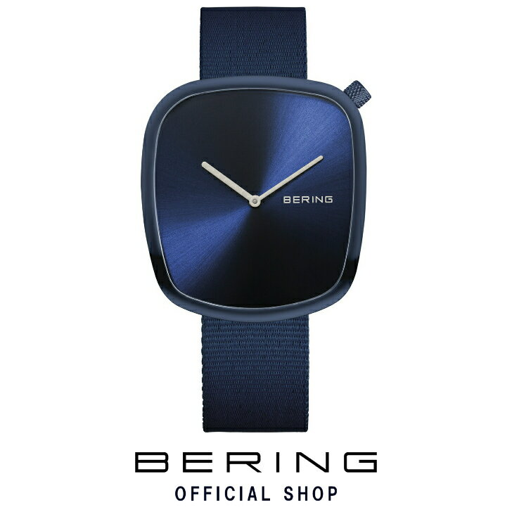 【公式】BERING ベーリング 腕時計 KiBiSi Ocean Pebble Watch 40mm 18040-397 リサイクルナイロン