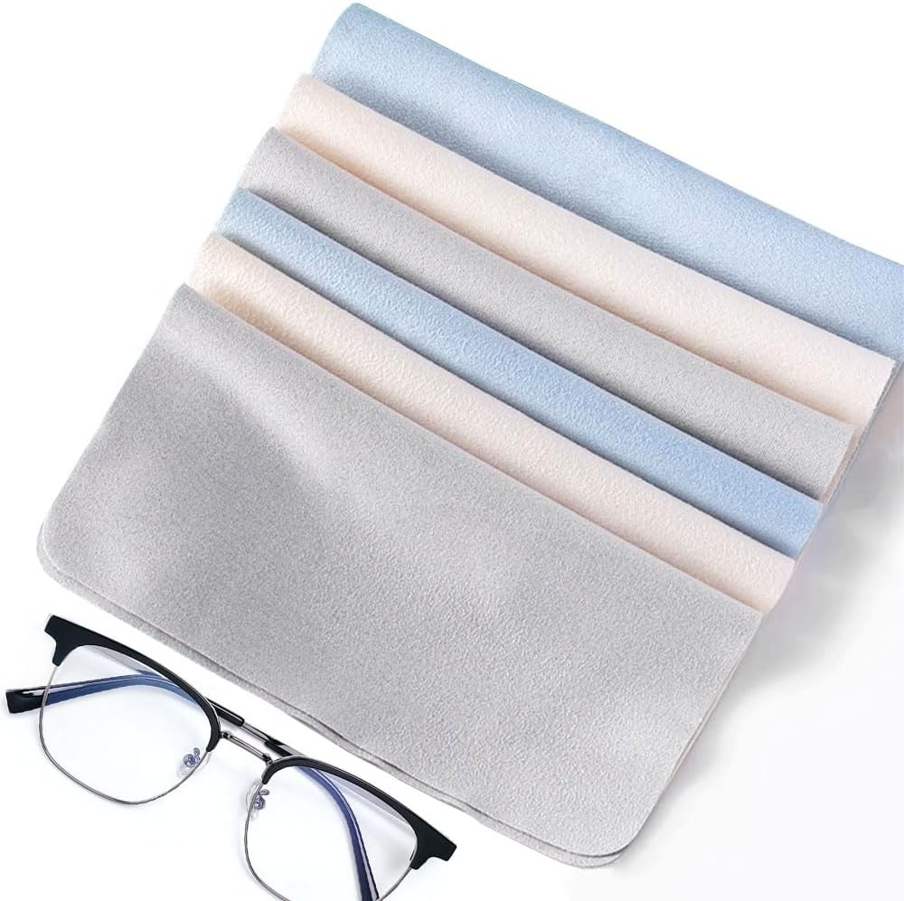 メガネ拭き メガネクロス 眼鏡拭き セーム革 クリーニングクロス 9個入り 15X15cm 使用可能 液晶画面 ..
