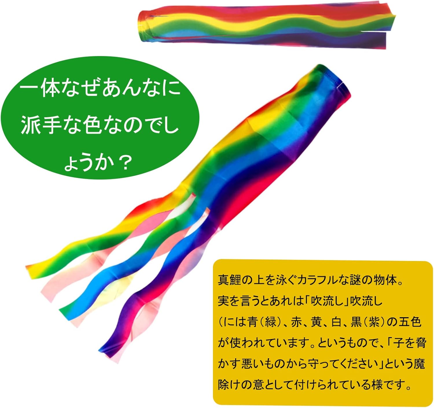 鯉のぼり こいのぼり 五色吹流し4色鯉 ミニこい鯉 室内 お庭 庭園 ベランダ用 ミニ...