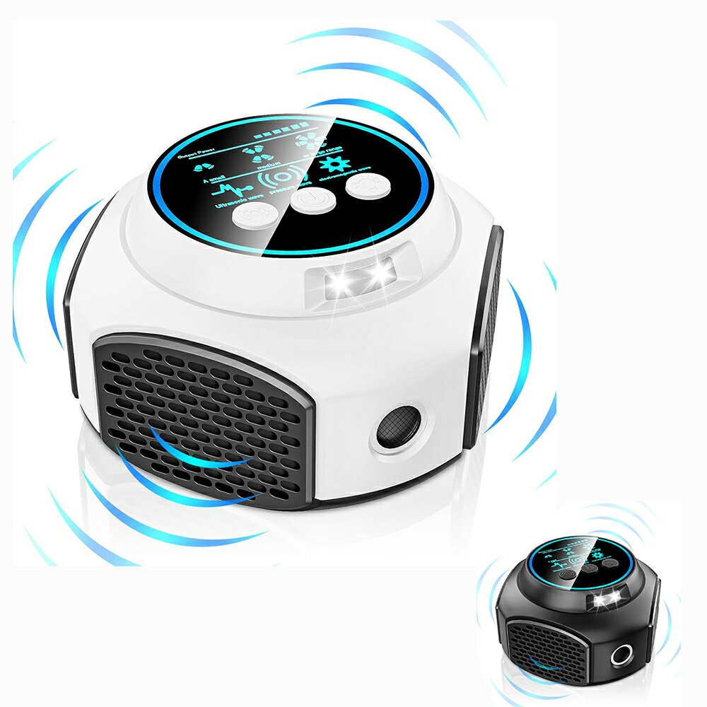 ネズミ 駆除 超音波 【2025業界Newモデル】 害虫対策器 強力 ねずみ駆除 ゴキブリ 害虫駆除 4つのスピーカー 変則周波数 有効範囲230畳 静音 無毒 子供やペットに安心