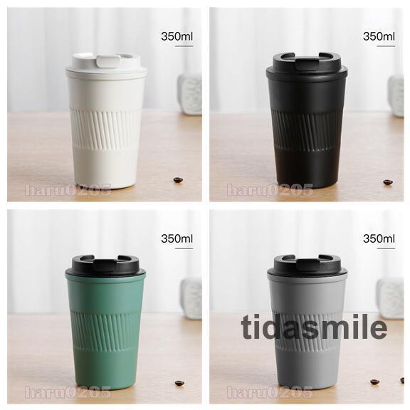 乐天商城 - タンブラー コーヒーカップ 蓋付き 水筒 魔法瓶 直飲み 大容量 保冷 保温 ステンレス製 マグボトル 車用 マグコップ 通勤 OL オフィス 持ち歩き プレゼント