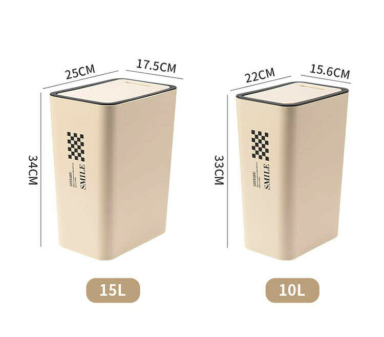 ゴミ箱 ごみ箱 10L 15L おしゃれ キッチン ダストボックス シンプル リビング トイレ 洗面所 ふた付き 敬老の日 屋外 分別 キッチン 北欧 [2]