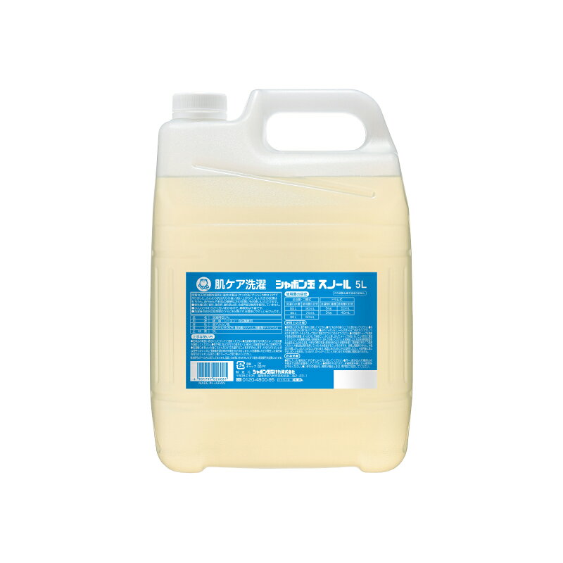 シャボン玉石けん シャボン玉スノール液体タイプ5L スノルエキタイ5L（楽天・BerryMerry 楽天市場店）