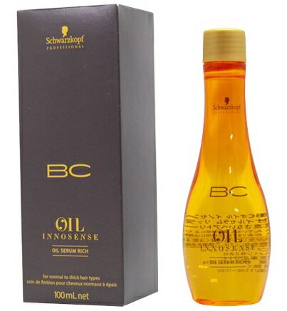 髪質改善 シュワルツコフ BC オイルイノセンス オイルセラム 100mL リッチ アルガンオイル ツヤ髪 schwarzkopf 通販 7/1更新♪