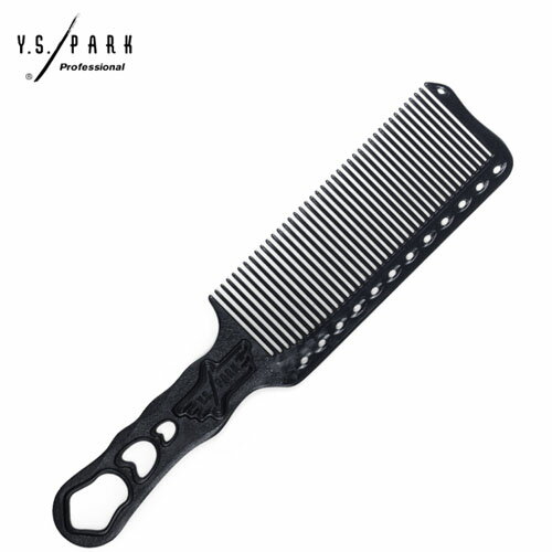 業務用 くし ワイエス パーク フラット トップ コーム YS s282 [ ブラック ]