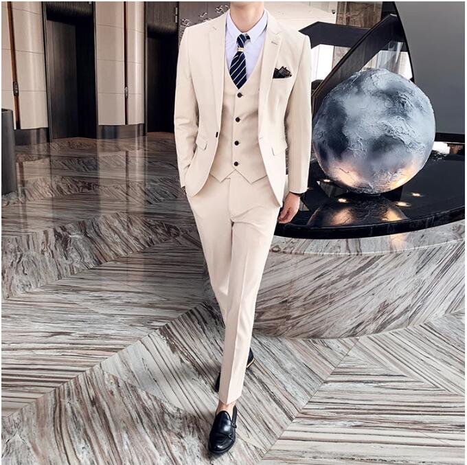 メンズ タキシード 無地 フォーマル スリーピース メンズスーツ 3ピース フォーマルスーツ 紳士服 カジュアルスーツ ビジネススーツ 男性 卒業式 入学式 スーツセット スタイリッシュスーツ 結婚式スーツ 1つボタンスーツ イギリス風 大きいサイズ 冠婚葬祭 事務服
