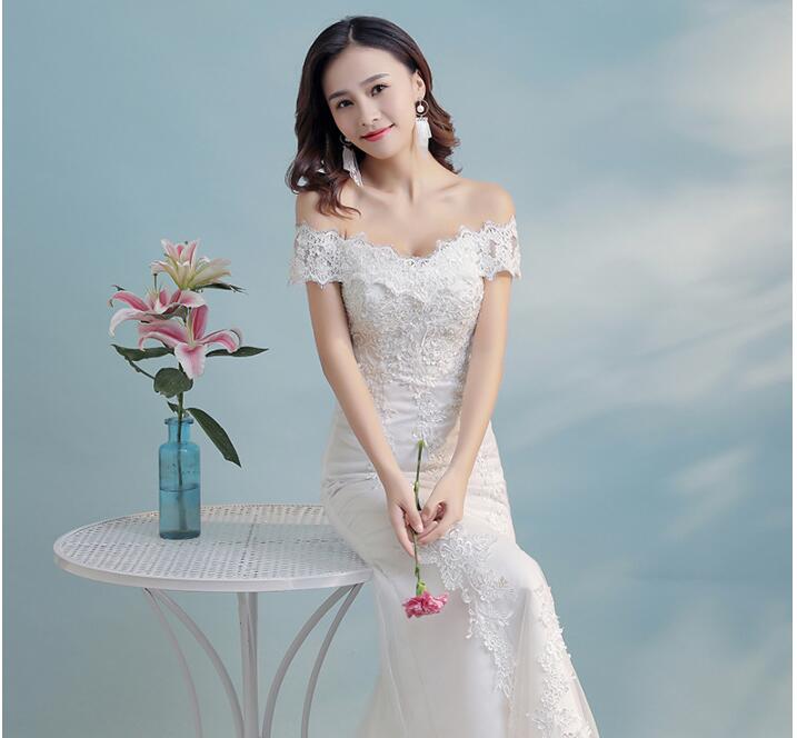 送料無料 マーメイドドレス ウェディングドレス ロングドレス 花嫁 ウエディングドレス 結婚式 マーメイドライン パーティードレス エンパイア ブライダル 大きいサイズ 小きいサイズ 二次会 発表会ドレス オフホワイト 姫系 プリンセスドレス 海外挙式 可愛い 披露宴