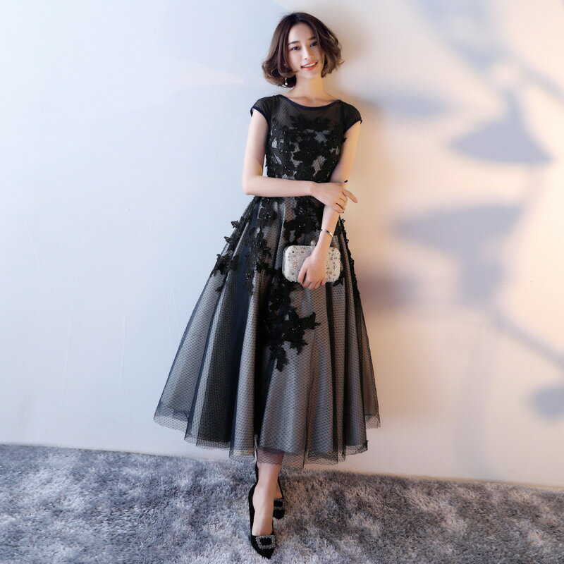 送料無料 ドレス 大人 ピアノ 発表会 高級感 チュール 母親 結婚式 演奏会 黒 結婚式 パーティードレス ワンピース イブニングドレス お呼ばれ 同窓会 オケージョンドレス 司会 演奏会 カクテルドレス 発表会 披露宴 可愛い ブラックドレス 韓国 成人式