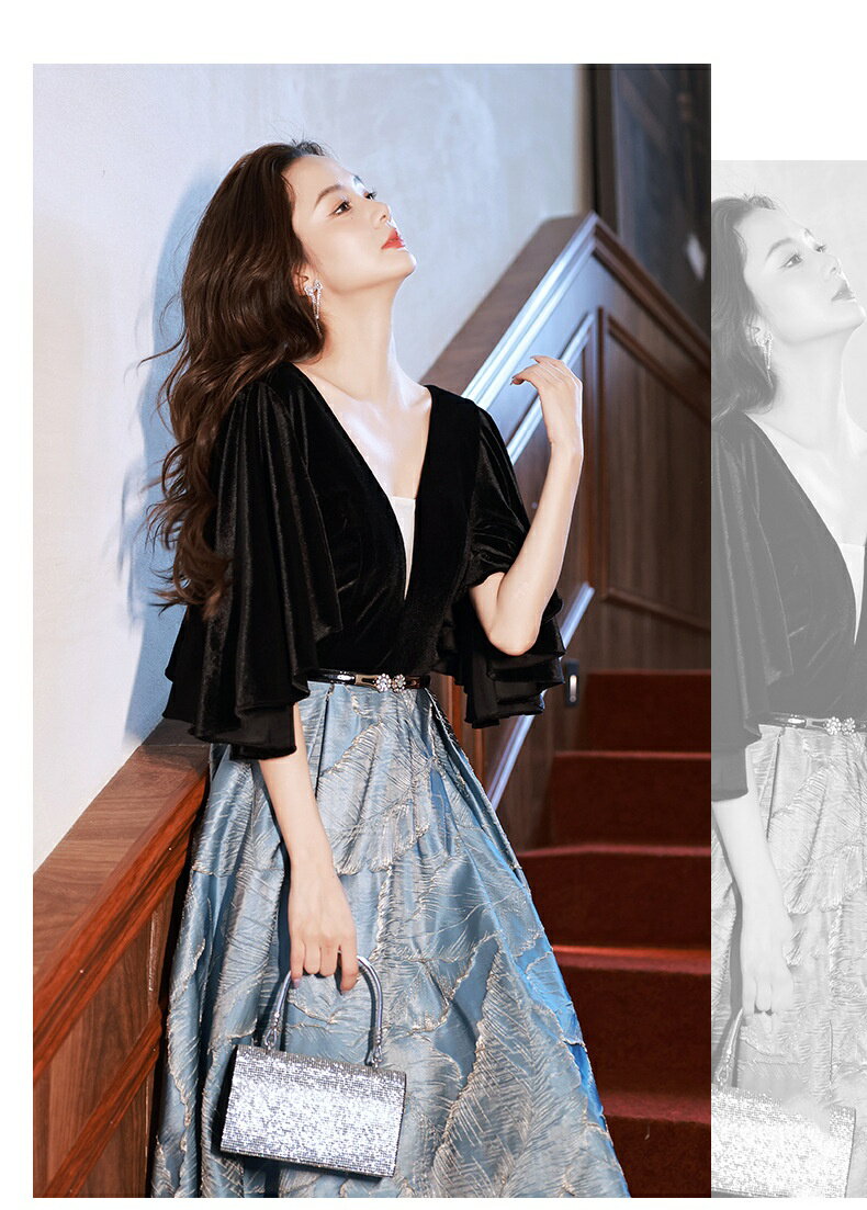 ドレス ミモレ丈 膝丈 ドレス ピアノ 発表会 5分袖付きファスナー 大きいサイズ 母親 結婚式 ワンピース 謝恩会 卒業式 花嫁 誕生日会 ステージドレス レディース ワンピース 女の子 高校生 発表会 演奏会用ドレス コンクール カクテルドレス 成人式 同窓会 二次会