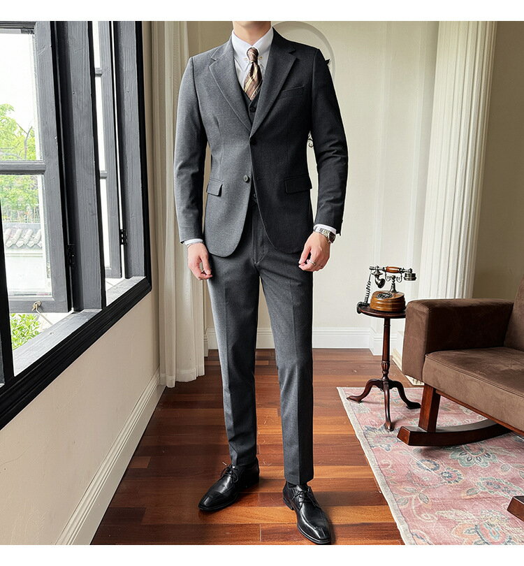送料無料 3点セット ホストスーツ スリーピース スーツ メンズ スーツ ビジネススーツ メンズスーツ スリムスーツ スリーピーススーツ メンズ 大きいサイズ おしゃれスーツ 細身 紳士服 スリムパンツ 3ピーススーツ スーツセットアップ カジュアル ビジネススーツ