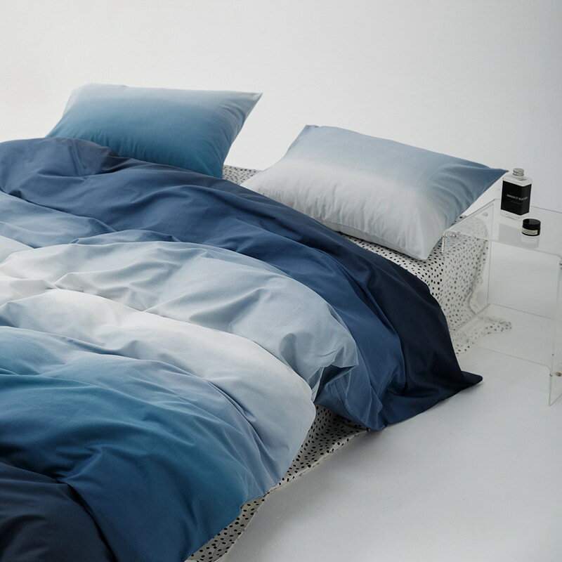 布団カバーセット 北欧 おしゃれ 夏用 ボックスシーツ ベッドシーツ 綿100％ 優しい肌触り 3点セット 4..