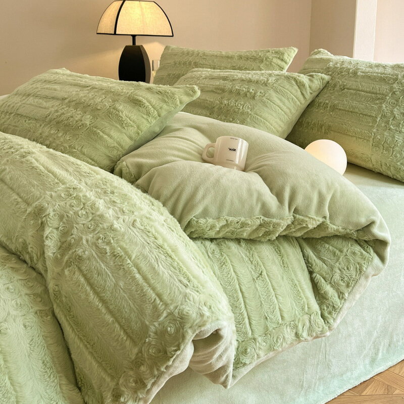 布団カバーセット 可愛い 姫系 お祝い プリンセス風 フランネル 高品質 韓国風 冬用 寝具セット 3点セ..