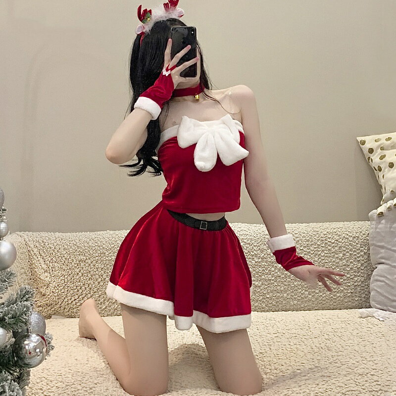 送料無料 サンタ コスプレ レディース セクシー 可愛い ワンピース クリスマス 衣装 赤 サンタクロース 仮装 サンタコスチューム 演サンタ レディース 女の子 可愛い セクシー 帽子 3点セット イベント 舞台 新年会 文化祭 大人 セクシー ワンピース クリスマスパーティー