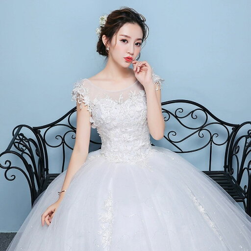 激安 ウェディングドレス 袖あり ホワイトドレス レース チュール 結婚式ドレス ホワイト シンプル 優雅 エレガント 花嫁ドレス ロング ウェディングドレス Aライン 披露宴 二次会 プリンセスドレス ブライダルドレス パニエ付き 編み上げ 送料無料 激安 ウェディングドレス 袖あり ホワイトドレス レース チュール 結婚式ドレス ホワイト シンプル 優雅 エレガント 花嫁ドレス ロング ウェディングドレス Aライン 披露宴 二次会 プリンセスドレス ブライダルドレス パニエ付き 編み上げ 送料無料