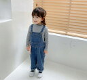 送料無料 オーバーオール 子供服 デニムオーバーオール ゆったり 女の子 男の子 キッズ ベビー サロペット オールインワン 仮装 ミニオンコーデ シンプル 可愛い カジュアル 80-140