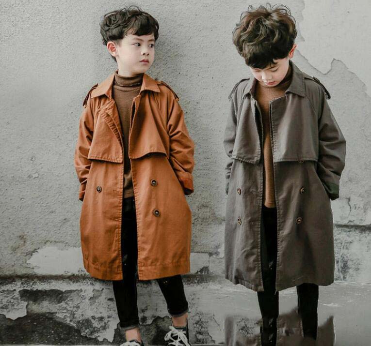 送料無料 3色トレンチコート キッズ 男の子 子供服 春秋 コート アウター ロングコート ジャケット チュニック キッズコート スプリングコート 防風 カジュ...