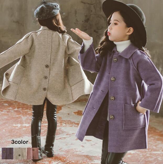 送料無料コート キッズ 女の子 チェスターコート 女の子 ダッフルコート バックボダンタイプ 子供コー..