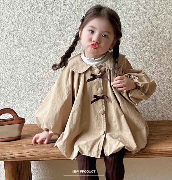 送料無料 女の子 スプリングコート コート 春秋 ロングコート 子供 トレンチコート キッズ 春 秋 子供服 アウター 子ども ガールズ ジュニア きれいめ お...