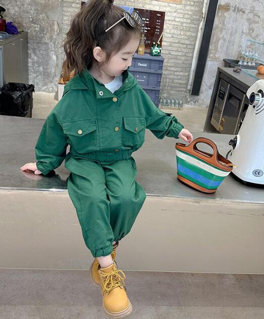 送料無料 子供服 セットアップ カジュアル ジャケット ロングパンツ キッズファッション スウェット コート ジャケット キレイめ かわいい 女の子 ゆったり ...