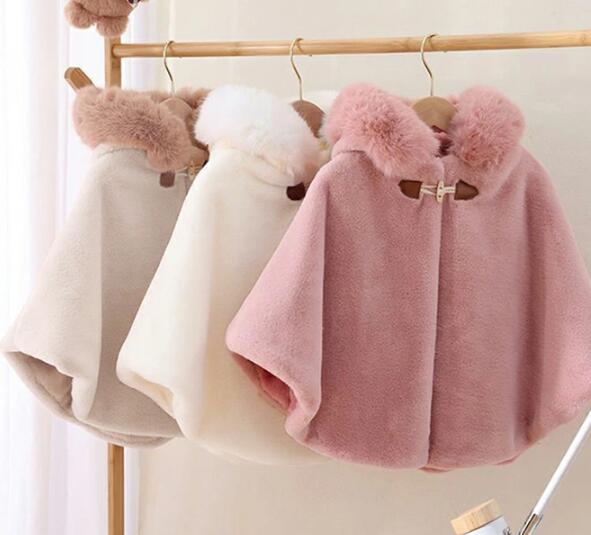 送料無料 ポンチョ 子供 コート ケープ キッズ ポンチョ キッズ もこもこ 防寒 コート 女の子 冬 マン..