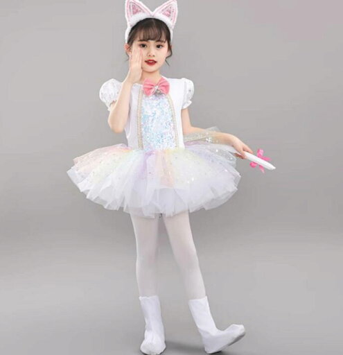 送料無料 子供 ダンス 衣装 女の子 動物 猫ちゃん コスチューム 半袖 長袖 ショー丈 ワンピース チュチュスカート ボリューム スパンコール グラデーション ふわふわ 舞台 ステージ ダンス ワンピース 耳カチューシャ 蝶チボン 長い尻尾 足カバー ねこ にゃんこ 演出服 送料無料 子供 ダンス 衣装 女の子 動物 猫ちゃん コスチューム 半袖 長袖 ショー丈 ワンピース チュチュスカート ボリューム スパンコール グラデーション ふわふわ 舞台 ステージ ダンス ワンピース 耳カチューシャ 蝶チボン 長い尻尾 足カバー ねこ にゃんこ 演出服