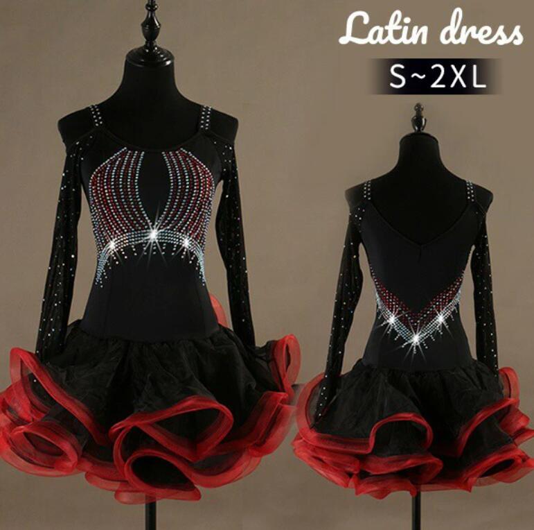 送料無料高品質社交ダンスラテンドレ...