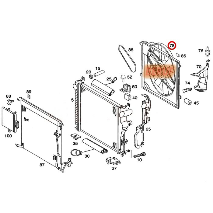 �٥�� �饸����������ư�ե��� BEHR HELLA�� ����OEM��SL���饹 R230��SL600 SL55AMG SL63AMG SL65AMG��2002ǯ�ʹ� ���ǥ�����ʥ�ե��� �֥����ե��� ��2205000293