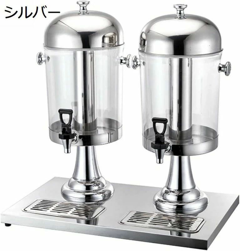説明 "次世代の飲料ディスペンサー：大容量、透明度高、耐久性抜群、冷/温ドリンク対応" 高品質の素材：このジュースディスペンサーは高品質のPE +ステンレス鋼で作られており、頑丈で耐久性があり、高温に耐性があります。 ステンレス製のトップカバーは厚みを増したスチール製で、ボディ全体にぴったりとフィットします。 PEバレル本体は高温でも割れず、ガラスのように透明で、落下や高温にも強いです。 ステンレス鋼の蛇口は耐食性と非滴下を備え、スムーズな水の流れ、非滴下、耐久性を備えています。 多機能デザインのPPプラスチックシンクは飛沫を効果的に防いでカウンタートップを清潔で整然と保ちます。 8L / 16Lの大容量で、ジュース、飲み物、ビール、コーヒーを入れるのに最適です。バー、レストラン、パーティー、家庭での使用にも適しています。 冷たさを保つための工夫として、中に円筒形の氷のチューブを入れています。角氷は水と直接触れないようにしてください。◆◇◆人気の秘密◆◇◆高品質の素材：このジュースディスペンサーは高品質のPE +ステンレス鋼で作られており、頑丈で耐久性があり、高温に耐性があります。 ステンレス製のトップカバーは厚みを増したスチール製で、ボディ全体にぴったりとフィットします。 PEバレル本体は高温でも割れず、ガラスのように透明で、落下や高温にも強いです。耐食性と非滴下のステンレス鋼蛇口がスムーズな流れを実現。飲み物をこぼす心配がありません。PPプラスチックシンクのデザインは飛沫を防ぎ、カウンターを清潔に保ちます。8L / 16Lの大容量は、ジュースやビールをたっぷり入れるのに最適。バー、レストラン、パーティーでの使用にも便利です。円筒形の氷のチューブを入れて温度を一定に保ち、飲み物をしっかり冷たく保ちます。家族や友人とのイベントで活躍します。◆◇◆注意事項◆◇◆ご覧のモニターの環境、撮影環境により実物と色味が異なって見える場合がございます。湿った状態で他のものと擦り合わせると色が移る恐れがあります。濃色品の洗濯時は、白色、淡色と分けて洗ってください。説明 "次世代の飲料ディスペンサー：大容量、透明度高、耐久性抜群、冷/温ドリンク対応" 高品質の素材：このジュースディスペンサーは高品質のPE +ステンレス鋼で作られており、頑丈で耐久性があり、高温に耐性があります。 ステンレス製のトップカバーは厚みを増したスチール製で、ボディ全体にぴったりとフィットします。 PEバレル本体は高温でも割れず、ガラスのように透明で、落下や高温にも強いです。 ステンレス鋼の蛇口は耐食性と非滴下を備え、スムーズな水の流れ、非滴下、耐久性を備えています。 多機能デザインのPPプラスチックシンクは飛沫を効果的に防いでカウンタートップを清潔で整然と保ちます。 8L / 16Lの大容量で、ジュース、飲み物、ビール、コーヒーを入れるのに最適です。バー、レストラン、パーティー、家庭での使用にも適しています。 冷たさを保つための工夫として、中に円筒形の氷のチューブを入れています。角氷は水と直接触れないようにしてください。◆◇◆人気の秘密◆◇◆高品質の素材：このジュースディスペンサーは高品質のPE +ステンレス鋼で作られており、頑丈で耐久性があり、高温に耐性があります。 ステンレス製のトップカバーは厚みを増したスチール製で、ボディ全体にぴったりとフィットします。 PEバレル本体は高温でも割れず、ガラスのように透明で、落下や高温にも強いです。耐食性と非滴下のステンレス鋼蛇口がスムーズな流れを実現。飲み物をこぼす心配がありません。PPプラスチックシンクのデザインは飛沫を防ぎ、カウンターを清潔に保ちます。8L / 16Lの大容量は、ジュースやビールをたっぷり入れるのに最適。バー、レストラン、パーティーでの使用にも便利です。円筒形の氷のチューブを入れて温度を一定に保ち、飲み物をしっかり冷たく保ちます。家族や友人とのイベントで活躍します。◆◇◆注意事項◆◇◆ご覧のモニターの環境、撮影環境により実物と色味が異なって見える場合がございます。湿った状態で他のものと擦り合わせると色が移る恐れがあります。濃色品の洗濯時は、白色、淡色と分けて洗ってください。