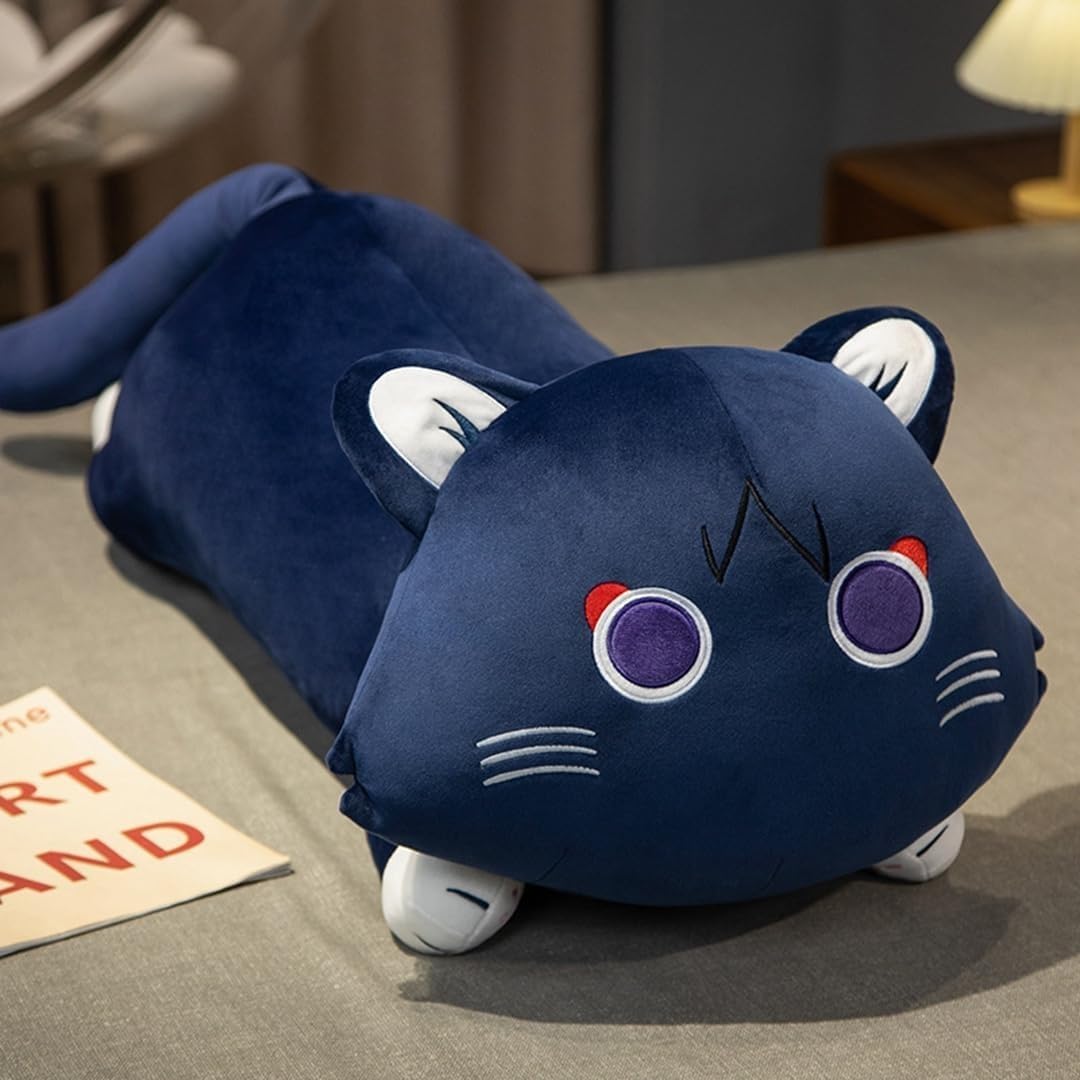 ぬいぐるみ ネコ 動物 原神 放浪者 猫 抱き枕 かわいい 肌触り良い 大きい クッション 添い寝 もちもち 萌え 寝かしつけ お誕生日 バレ..