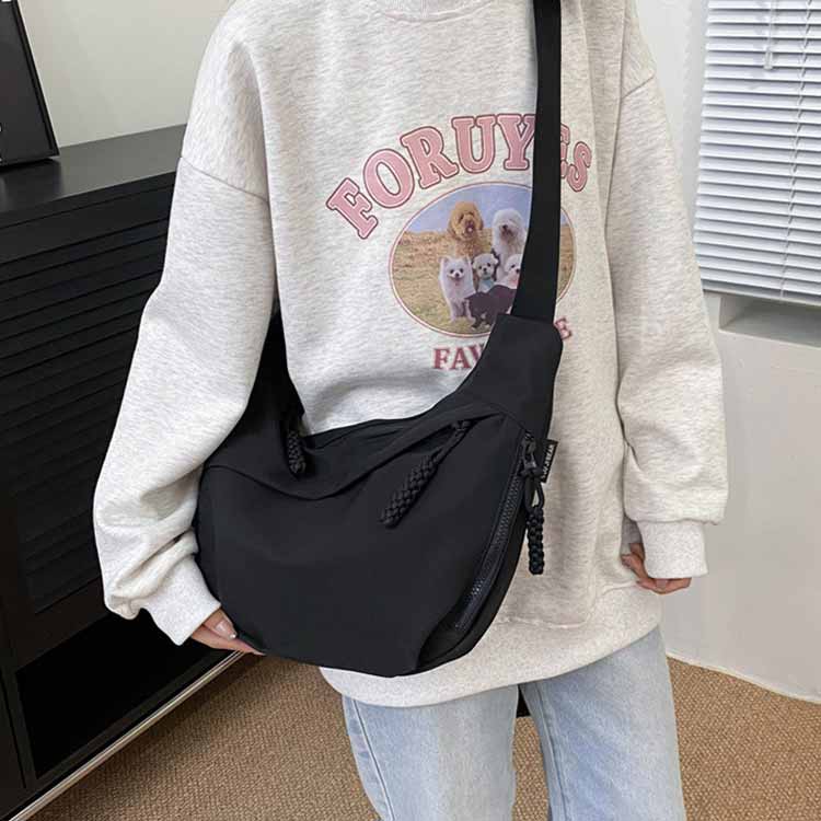 軽量 ラウンドショルダーバッグ メンズ ボディバッグ 通学 旅行バッグ 大きめ 通勤 レディース 斜めがけ 肩かけ ショルダーバッグ マザーバッグ 大容量 ショルダー バッグ 軽量 berush-10000475 Be-RushSHOP サンプル画像3