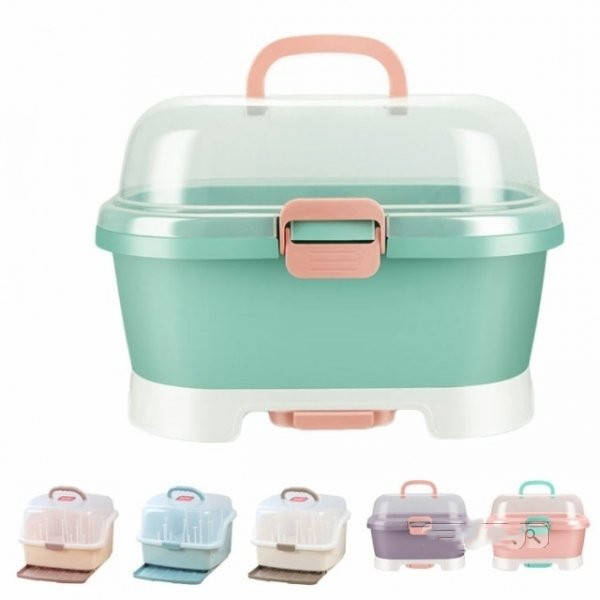 収納ボックス 水切り 乾燥ラック 哺乳瓶収納 哺乳瓶ラック 防カビ 衛生的 哺乳瓶ラック 大容量 ハンドル付き 持ち運び便利メーカー希望小売価格はメーカーサイトに基づいて掲載しています