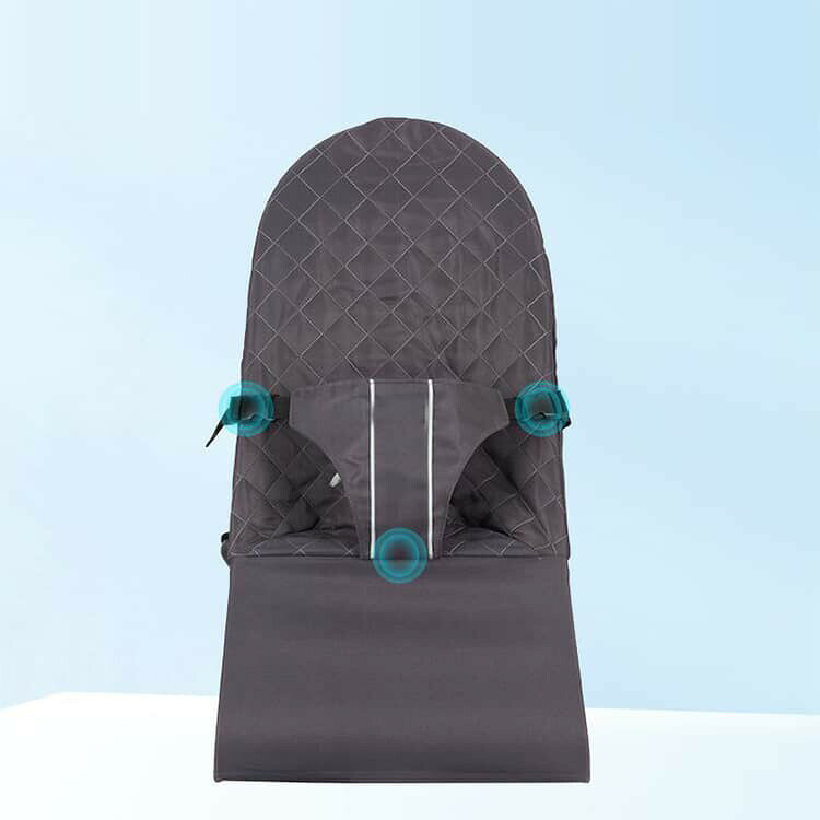 Be-RushSHOPのバウンサー専用洗い替えシート バウンサー シート カバー 洗い替え 洗濯 バウンサー用シート ゆりかご ハイローラック チェア 丸洗い 洗濯 折り畳み可能 お昼寝 台所育児 見守り 出産祝い 出産準備｜アングル2