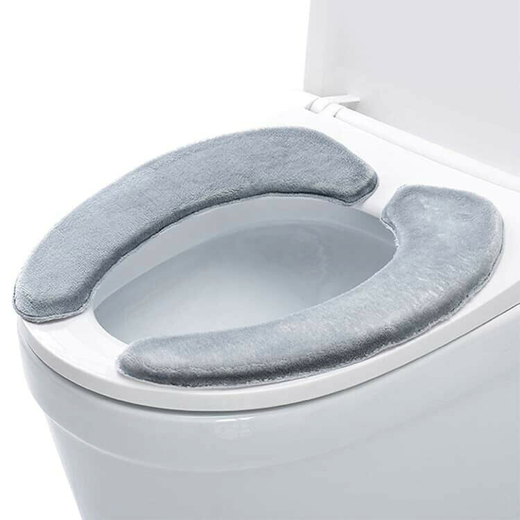 ずれない 貼るタイプ 吸着 便座カバー o型 洗える U型 トイレカバー 便座シート 暖...
