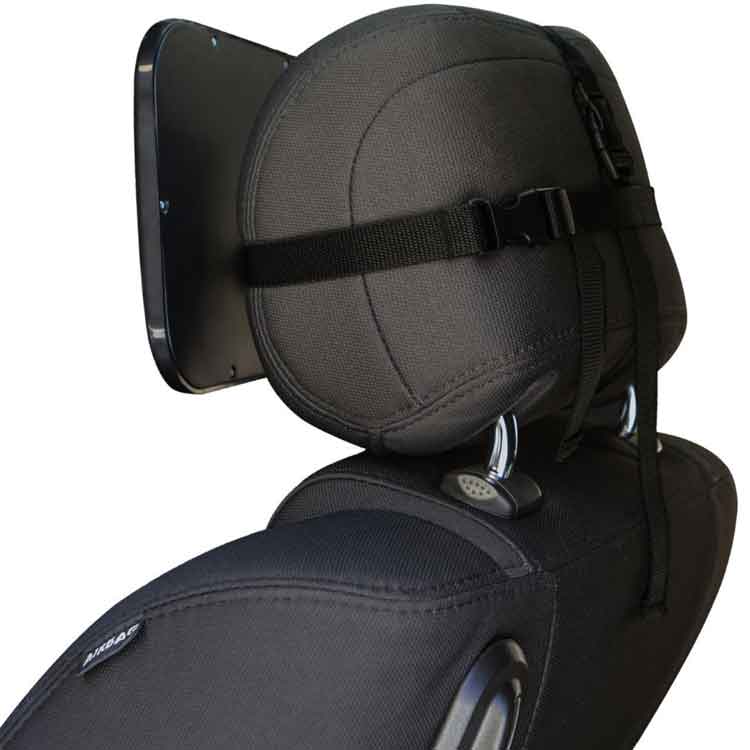 Be-RushSHOPの車内ミラー 車用ベビーミラー 補助ミラー 車内ミラー インサイトミラー ヘッドレスト 子供 ワイド 赤ちゃん ベビーミラー 360度回転 角度調整 チャイルドシート アクリル鏡面 飛散防止 後部座席 車内 ベビー｜アングル3
