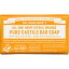 ドクターブロナー Dr.Bronner's マジックソープ バー シトラスオレンジ 140g (正規輸入品) 【あす楽】