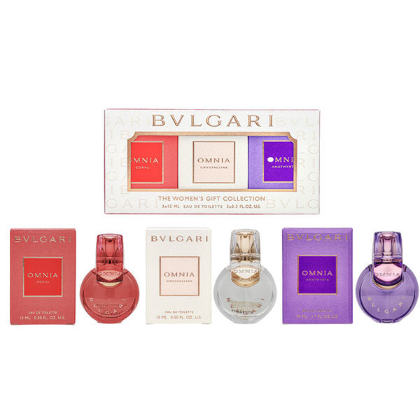 ブルガリ オムニア コレクション 15ml×3本 ミニチュア コフレ セット 香水 BVLGARI