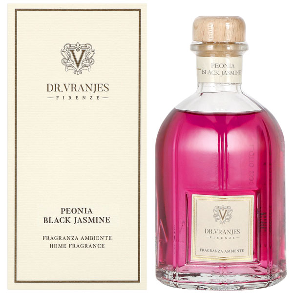 ドットール・ヴラニエス ルームフレグランス ドットール・ヴラニエス ペオニア ブラック ジャスミン（PEONIA BLACK JASMINE） ディフューザー 250ml リード付き Dr. Vranjes